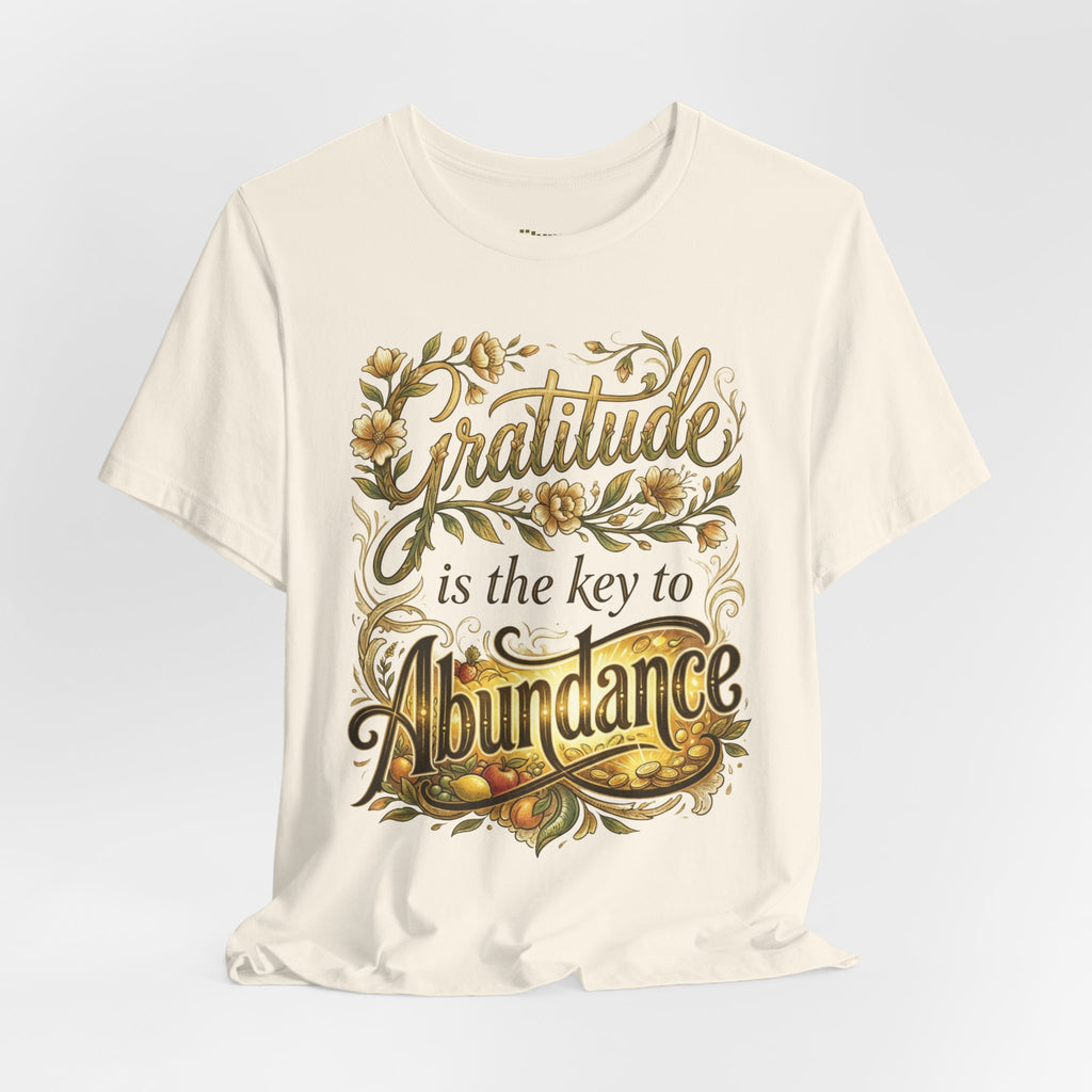 Grateful & Blessed Tee — Motivational Success Reminder